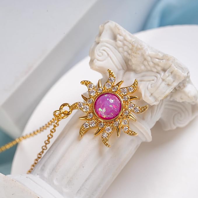 Collar "EL SOL DE TU LIBERTAD" (Princesa Rapunzel)