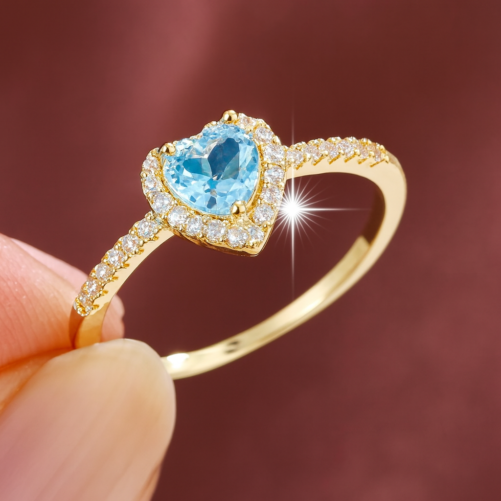 Anillo "UN CORAZÓN QUE BRILLA POR AMOR"