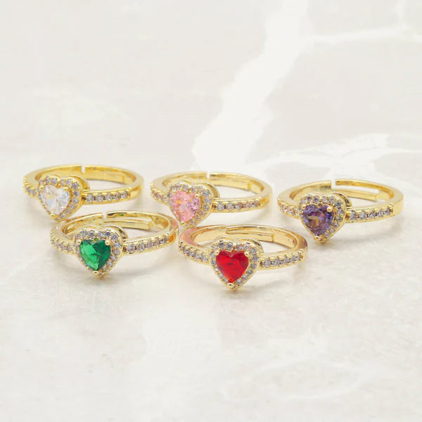 Anillo "UN CORAZÓN QUE BRILLA POR AMOR"