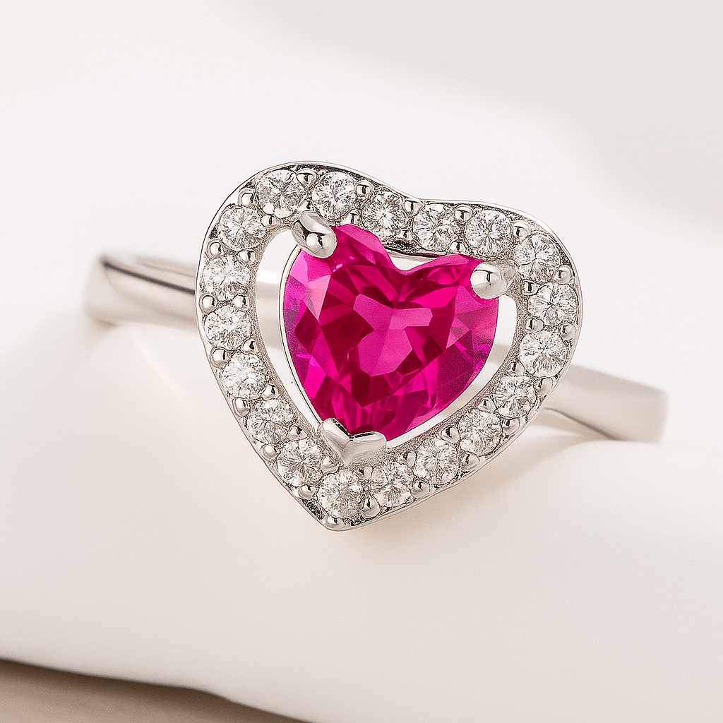 Anillo "TU CORAZÓN EN CADA DETALLE" (Anillo de Promesa)