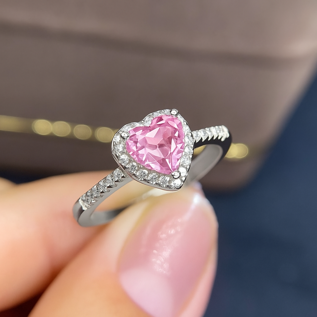 Anillo "UN CORAZÓN QUE BRILLA POR AMOR"