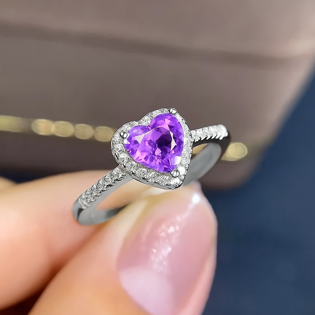 Anillo "UN CORAZÓN QUE BRILLA POR AMOR"
