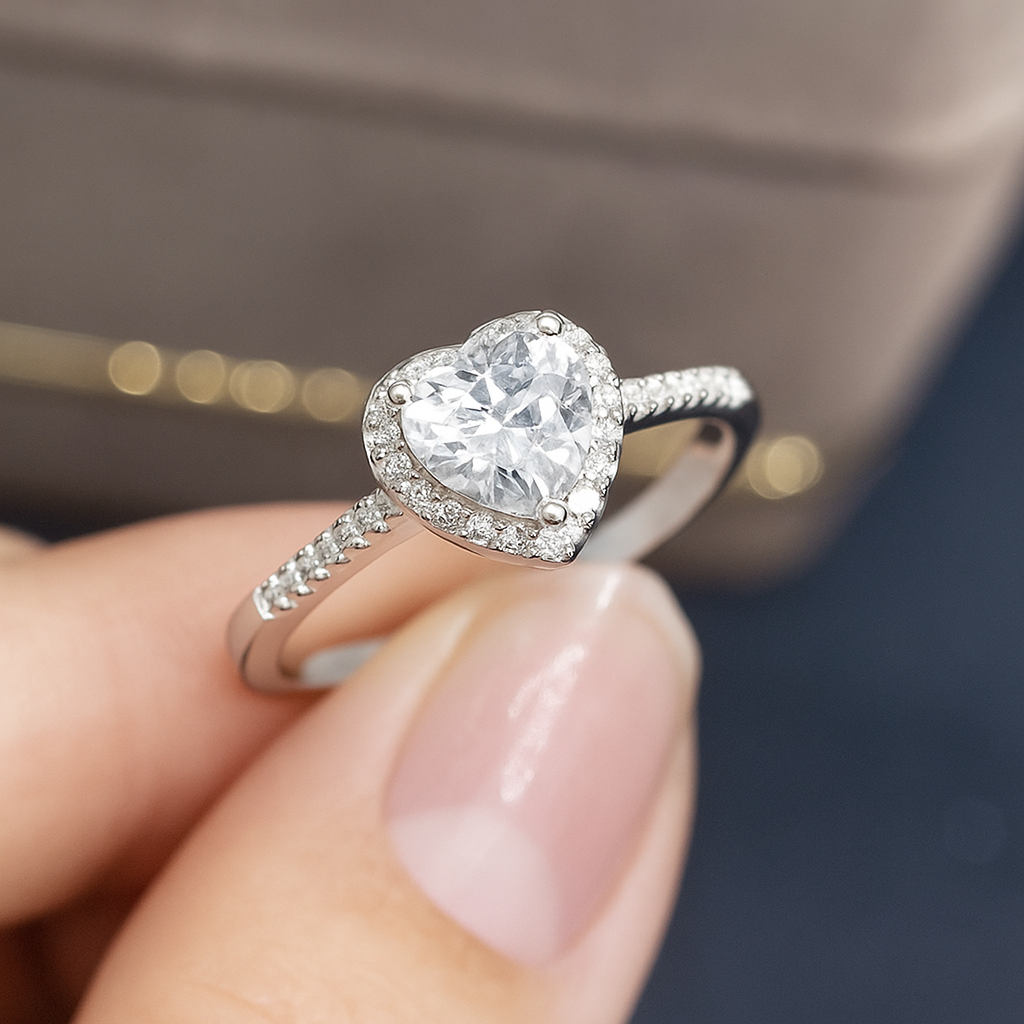 Anillo "UN CORAZÓN QUE BRILLA POR AMOR"