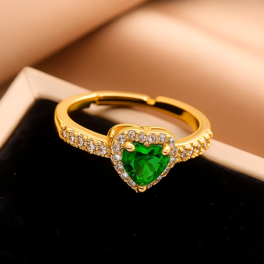 Anillo "UN CORAZÓN QUE BRILLA POR AMOR"