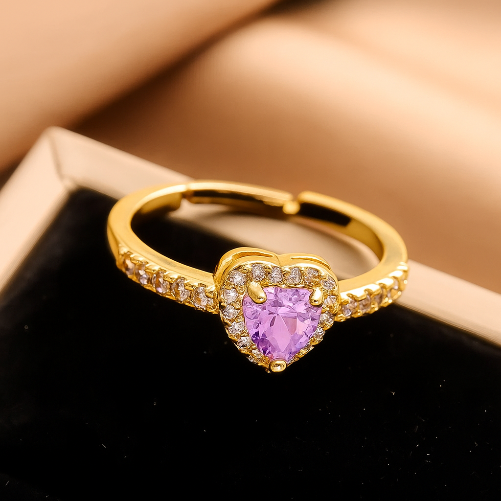 Anillo "UN CORAZÓN QUE BRILLA POR AMOR"