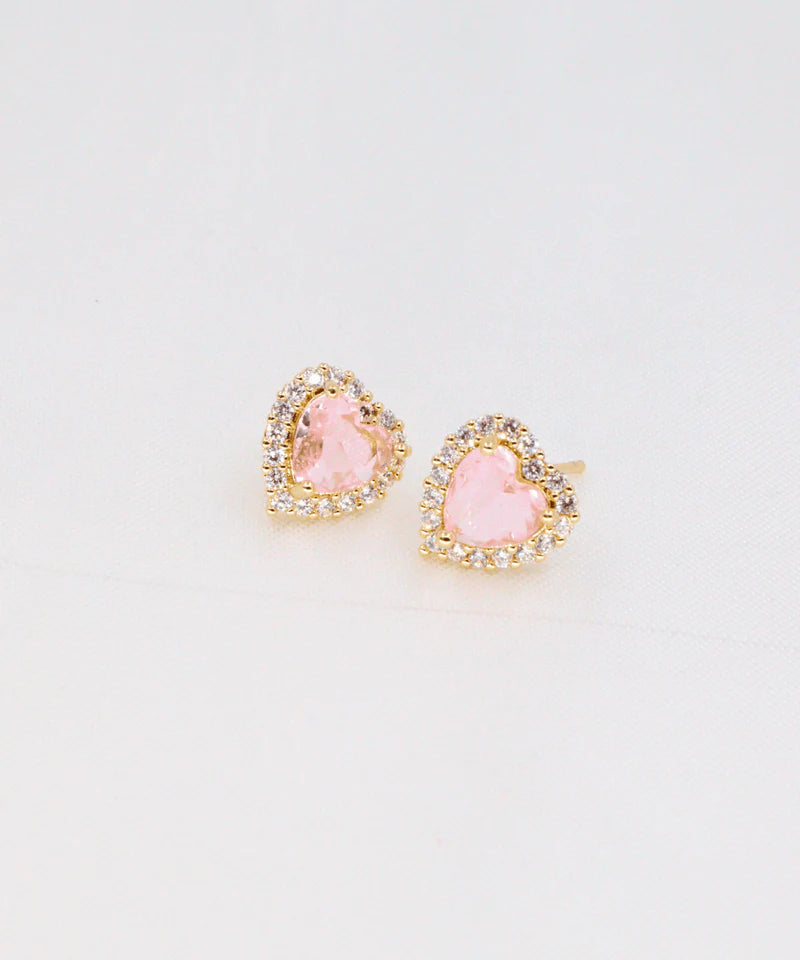 Aretes "AMOR ETERNO EN TUS OREJAS" (Topos Corazón)