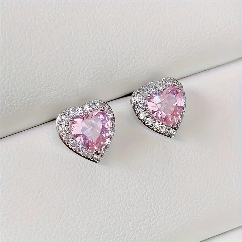 Aretes "AMOR ETERNO EN TUS OREJAS" (Topos Corazón)