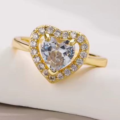 Anillo "TU CORAZÓN EN CADA DETALLE" (Anillo de Promesa)