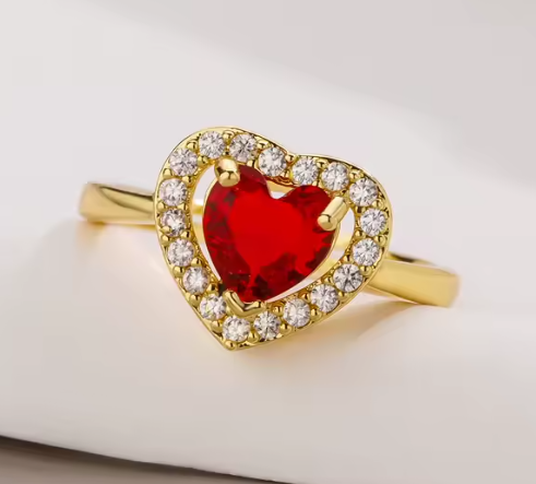 Anillo "TU CORAZÓN EN CADA DETALLE" (Anillo de Promesa)