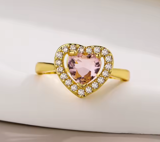 Anillo "TU CORAZÓN EN CADA DETALLE" (Anillo de Promesa)